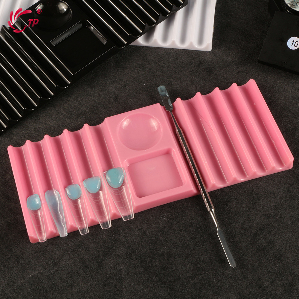 TP 듀얼 폼 홀더 플라스틱 펜 스탠드 네일 아트 도구 - Nail Art Ombre 리뷰 및 가격