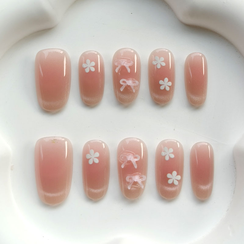 10개입 10대 소녀 패션 귀여운 핑크 퍼플 리본 사랑 - Nail Art Pink 리뷰 및 가격