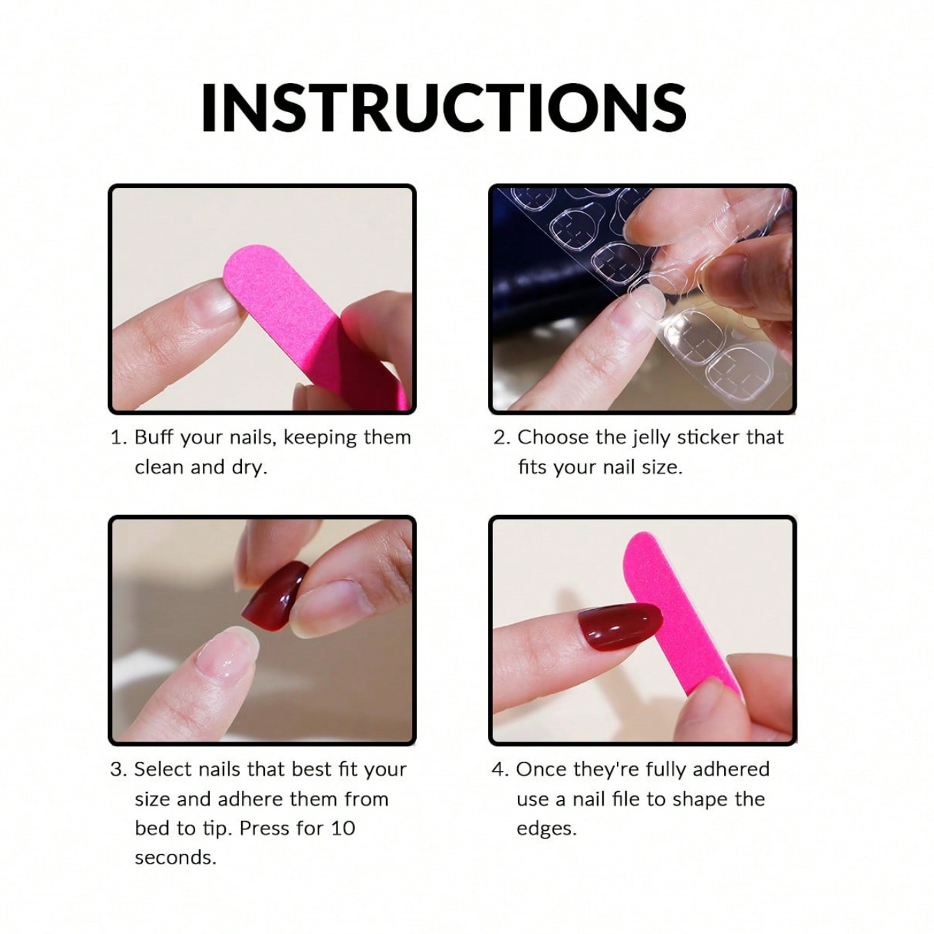 아몬드 10개입 프레스온 네일, 핑크 화이트 블러쉬 혈 - Nail Art Pink 리뷰 및 가격