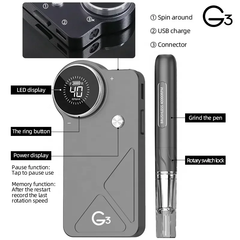 옥시 UV G3 40000rpm 브러시리스 모터 충전식 - Nail Drill Machine 리뷰 및 가격